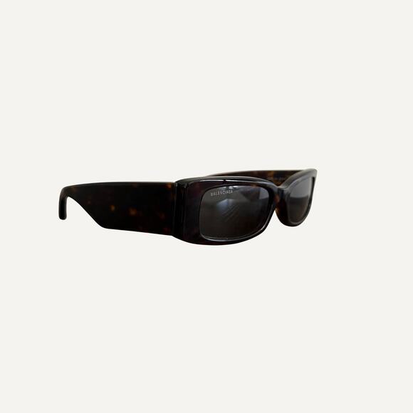 Women's - Balenciaga Logo BB0260S 002 Tortoise Sunglasses - Picture 1 of 7